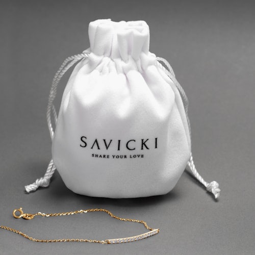 Bransoletka Share Your Love: złota, diamenty